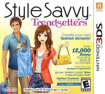 Nintendo Style Savvy: Trendsetters Game - Model CTRPACLE, Engaging Fashion Simulation Experience