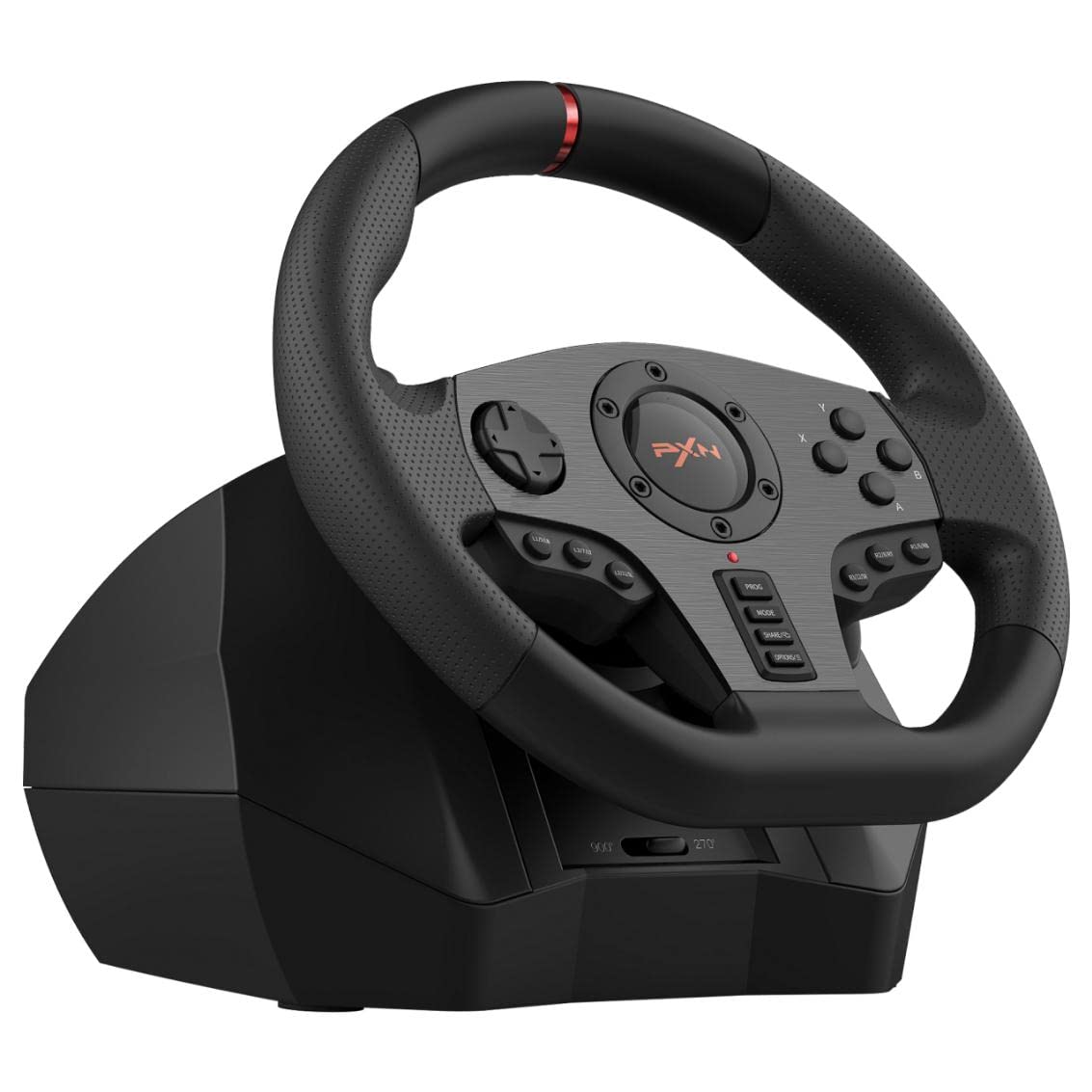 PXN V900 Racing Wheel - 270°/900° Rotation, Black, Gaming Steering Wheel with Pedals for PC, PS4, PS3, Xbox Series X|S, Xbox One