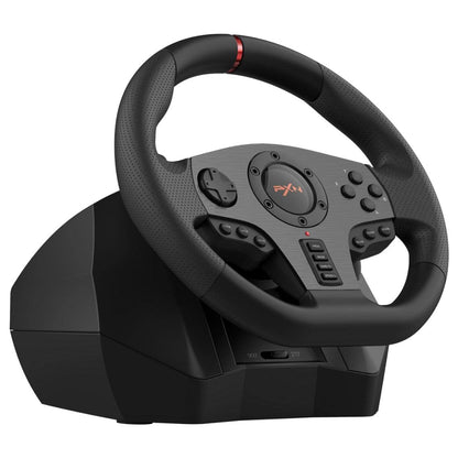 PXN V900 Racing Wheel - 270°/900° Rotation, Black, Gaming Steering Wheel with Pedals for PC, PS4, PS3, Xbox Series X|S, Xbox One