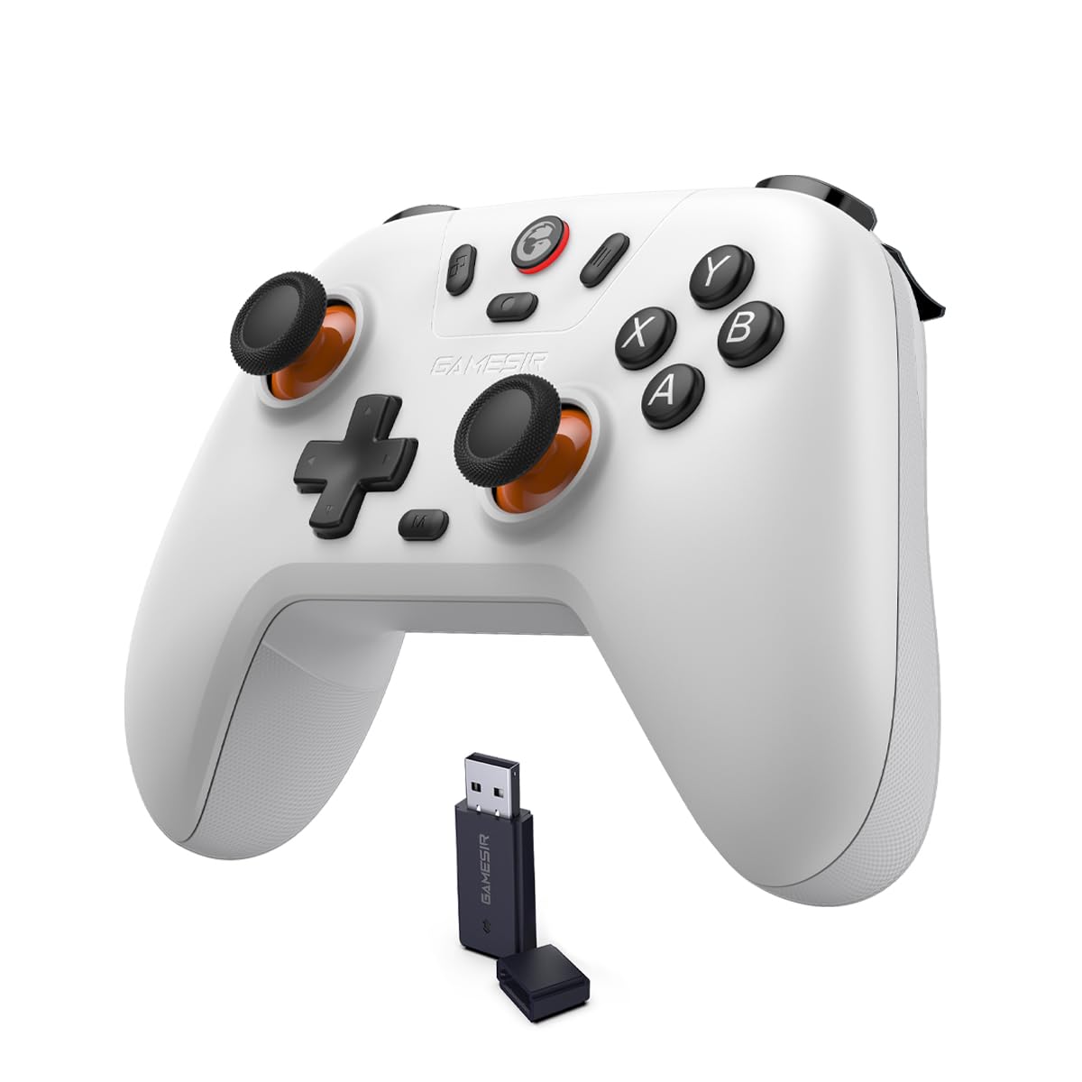 GameSir Nova Lite Wireless Controller - 2.4G & Bluetooth Gamepad for Windows PC  iPhone  Android  Switch & Steam Deck - Hall Effect Triggers  Turbo Function  Rumble Vibration - White