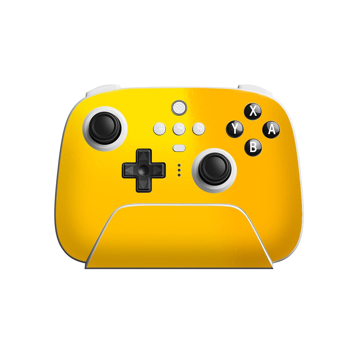 SopiGuard Sticker Skin for 8Bitdo Ultimate Wireless Controller Front and Buttons (Gloss Yellow)