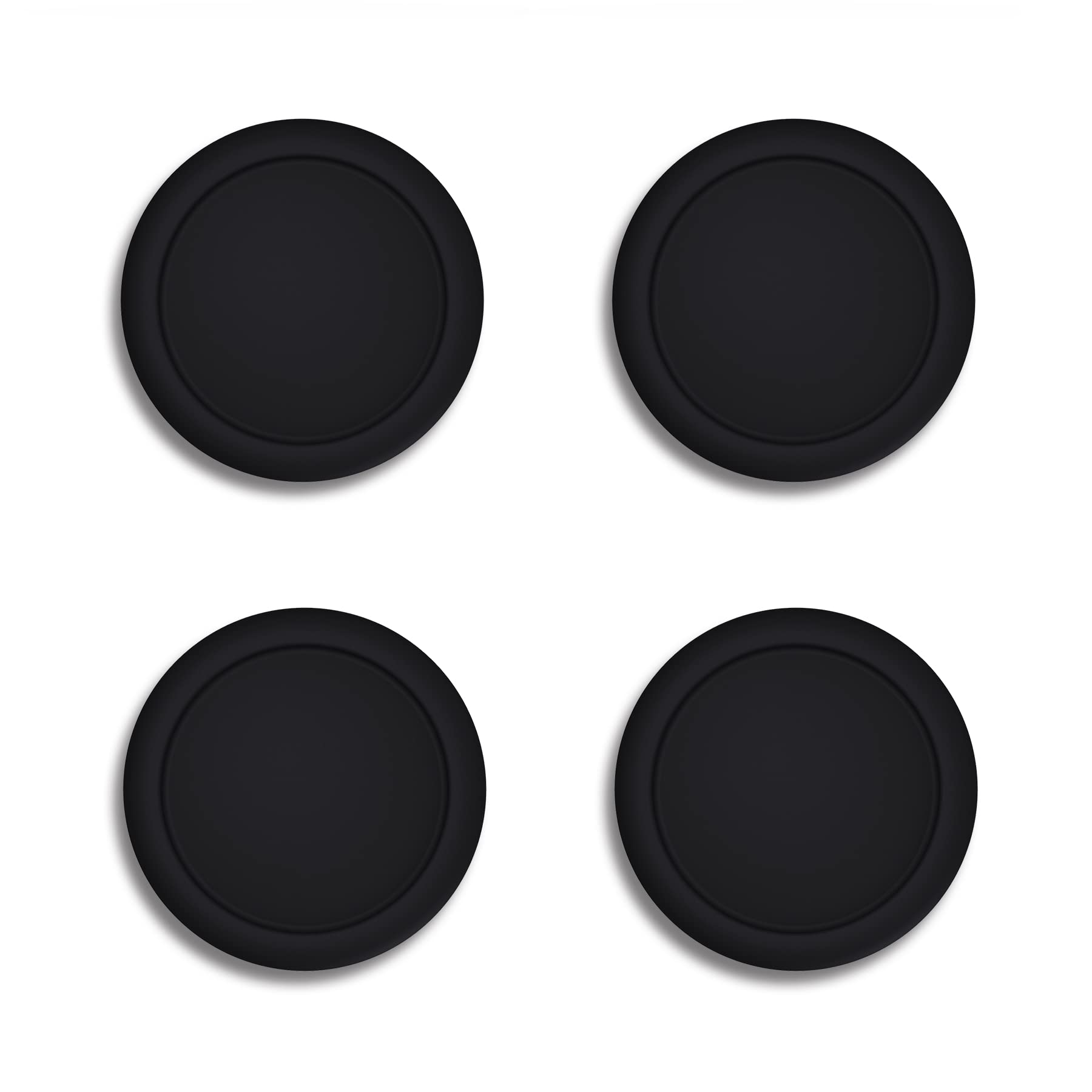 eXtremeRate PlayVital Switch Thumb Grip Caps  Joystick Caps for Nintendo Switch Lite  Silicone Analog Cover Thumbstick Grips for Switch OLED Joycon - Black