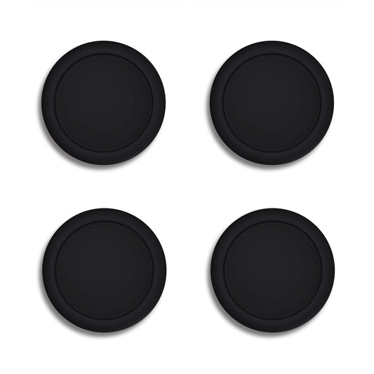 eXtremeRate PlayVital Switch Thumb Grip Caps  Joystick Caps for Nintendo Switch Lite  Silicone Analog Cover Thumbstick Grips for Switch OLED Joycon - Black