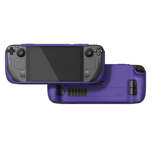 Skull & Co. GripCase SD - Soft Protective Case with Non-Slip Grips for SteamDeck, Galactic Purple, Model SDGC-GP