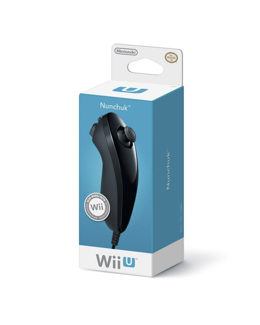 Nintendo Nunchuk Controller - Black - Model RVLAFK3 - Compatible with Wii