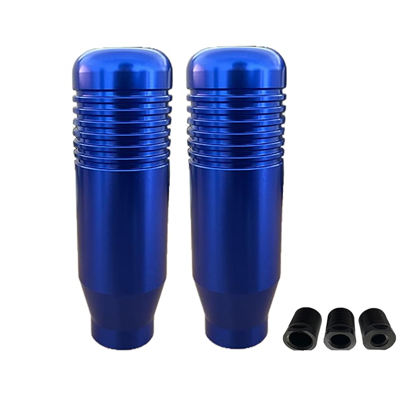 Artgol 2 Pcs (Blue Color) Gear Shifter Knobs and Adapter Replacement for Logitech G29 G920 G923 G27 Driving Force Stick - Aluminum Weighted Shift Knob - Gear Shifting Lever Handle