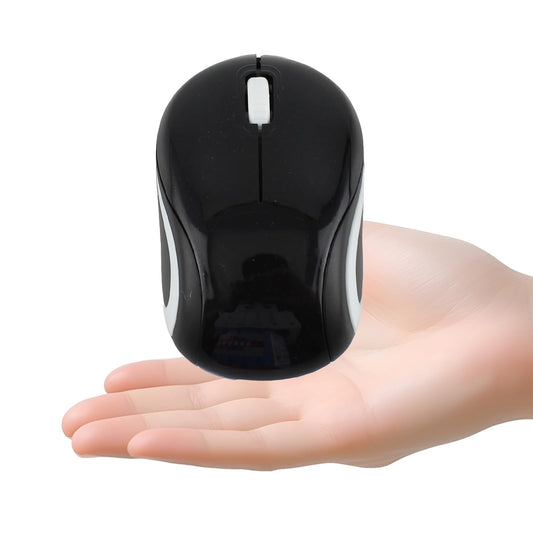 elec Space Wireless Mini Mouse for Kids 3-7 Years - Portable Cordless Design, Black