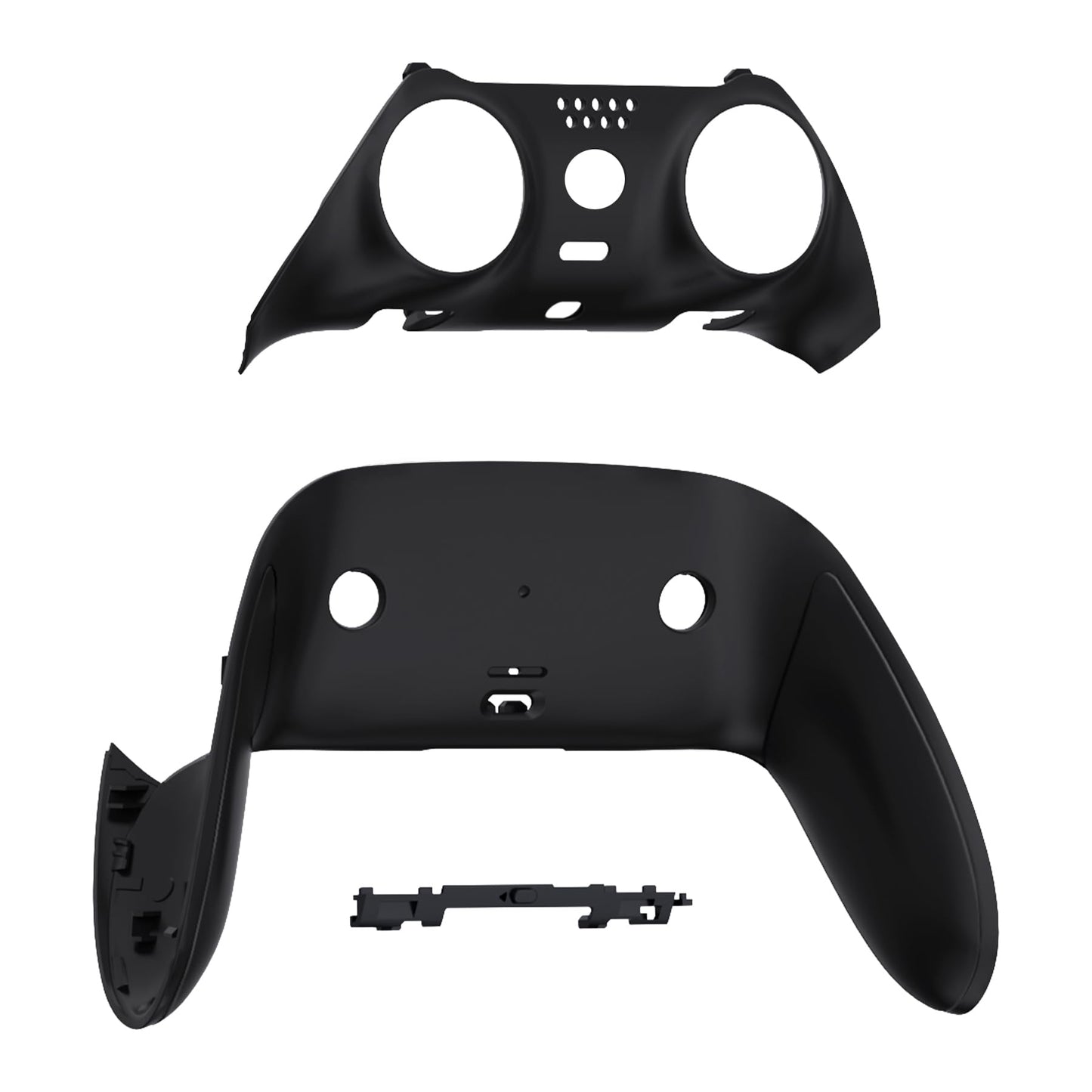 eXtremeRate PS5 Edge Controller Decorative Trim Shell, Custom Black Plates, Model CXQEGP006-JY