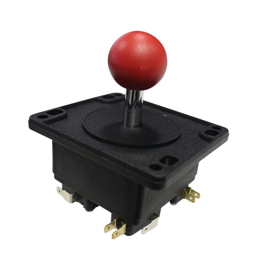 Suzo Happ Red Round Arcade Joystick, Steel, Small Size, Microswitches, Model 50-6084-112R00