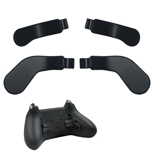 4 Pack Elite Controller Paddles for Xbox One Elite Series 2 Controller Elite Series 2 Core Controller Metal Paddles Back Hair Trigger Locks Replacement Accessories for Xbox Elite 2 Core/Elite Controller Series 2(Black) [video game]
