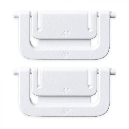 HUYUN White Plastic Stand Foot Leg Replacement for Logitech G813/G815/G913/G915 TKL RGB Mechanical Gaming Keyboard (1 Pair White Stand)