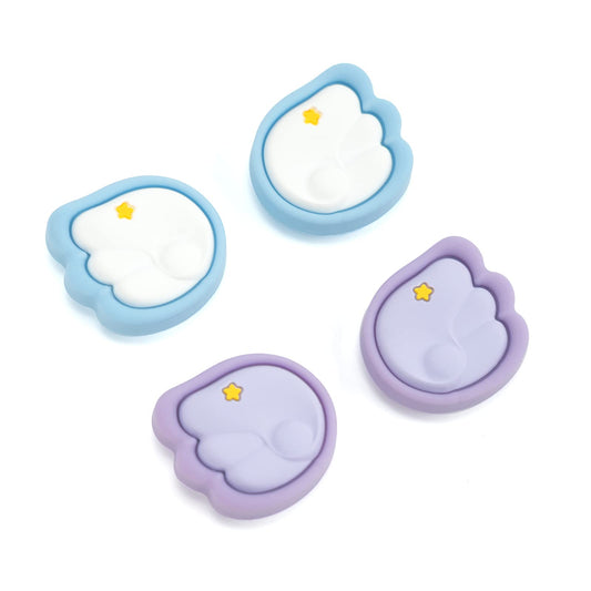 GeekShare Cute Silicone Joycon Thumb Grip Caps  Joystick Cover Compatible with Nintendo Switch/OLED/Switch Lite 4PCS - Little Wings