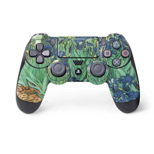 Skinit Decal Gaming Skin Compatible with PS4 Controller - Officially Licensed Van Gogh - Irises by Van Gogh Design