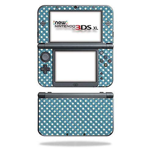 MightySkins Carbon Fiber Skin for Nintendo New 3DS XL (2015) - Trip Squares | Protective  Durable Textured Carbon Fiber Finish | Easy to Apply  Remove  and Change Styles | Made in The USA