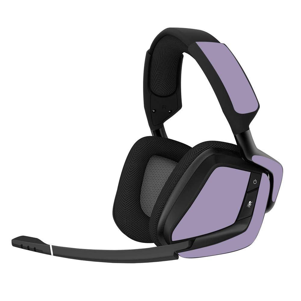 MIGHTY SKINS Corsair Void Pro Skin - Solid Lavender Vinyl Decal Wrap, Easy Apply/Remove, Durable Protection