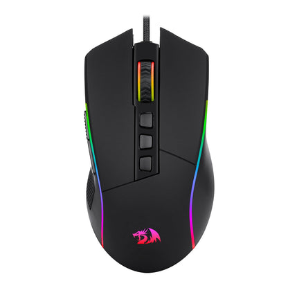 Redragon M812-RGB Wired Gaming Mouse, 16,000 DPI, RGB, Ergonomic, Black