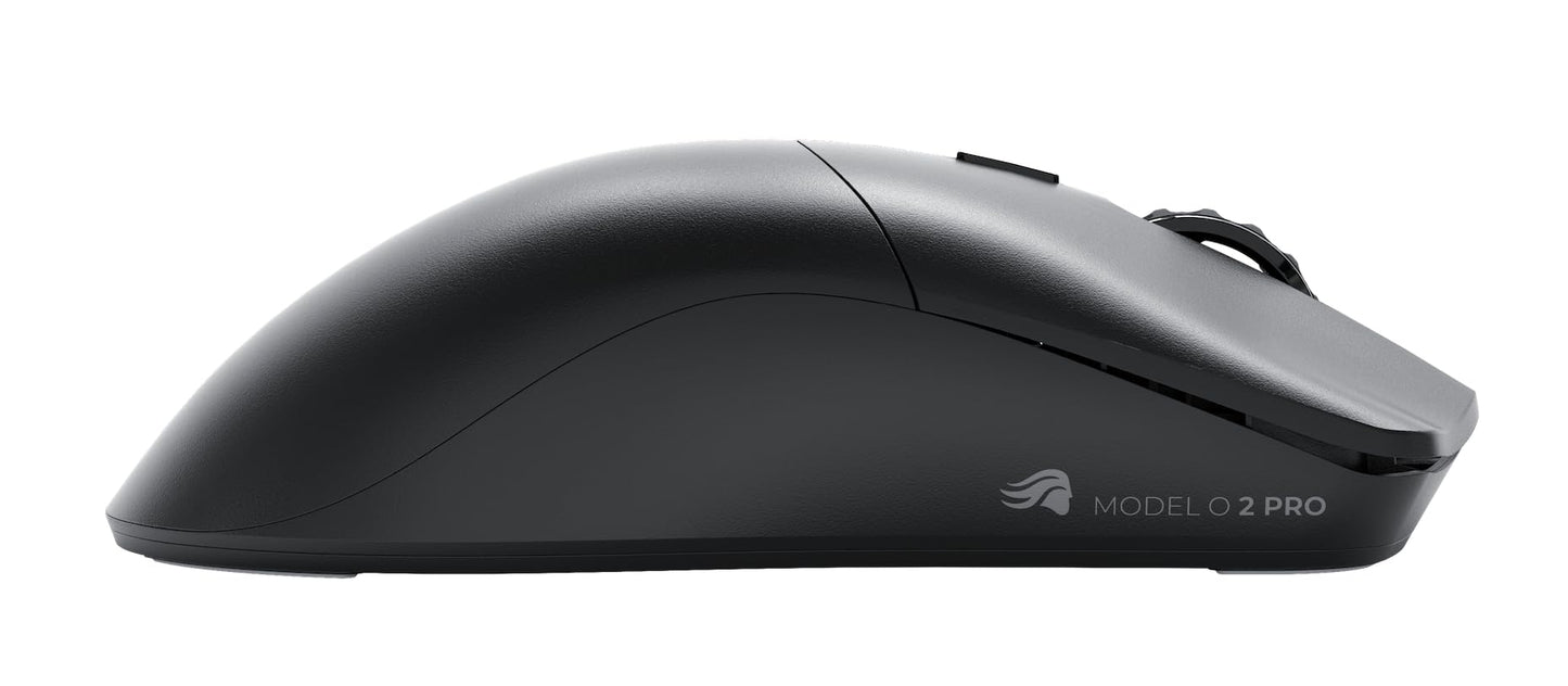 Glorious Gaming Model O 2 PRO Wireless Mouse - 4K/8K, 2.4GHz, 59g, 26K DPI, Black, Ambidextrous