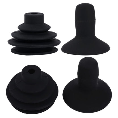 Sliverdew Electric Wheelchair Joystick Controller Knob - 4 Pcs Black Mobility Aid Joystick Button Cap for Powerchair Parts