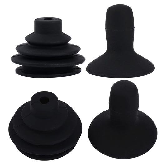 Sliverdew Electric Wheelchair Joystick Controller Knob - 4 Pcs Black Mobility Aid Joystick Button Cap for Powerchair Parts