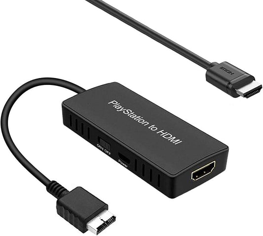 Y.D.F PS2 to HDMI Converter - Enhance Video Quality, Compatible with PS2/PS3, Model OM-061, YPbPr Color