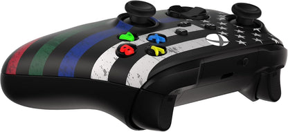 Custom Controllerzz Wireless Controller for Xbox Series X/S & One - Soft Touch Feel - X/S Thin Line Tribute
