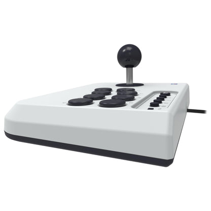 HORI Fighting Stick Mini for PS5, PS4, PC - Large, White, Model SPF-038U, Officially Licensed by Sony