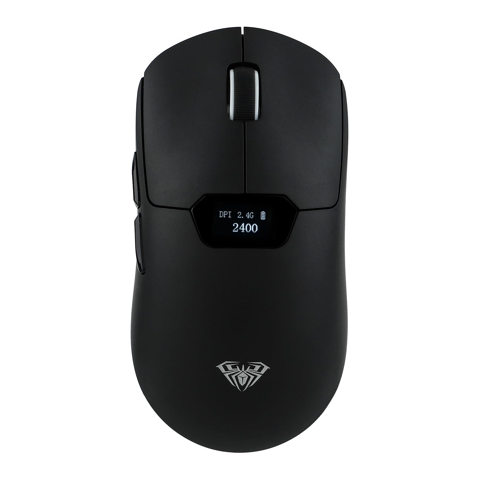 MechLands Aula SC390 Lightweight Gaming Mouse with Display Screen, 2.4G/USB-C/BT Wireless Mouse with 400mAh Battery, Adjustable 