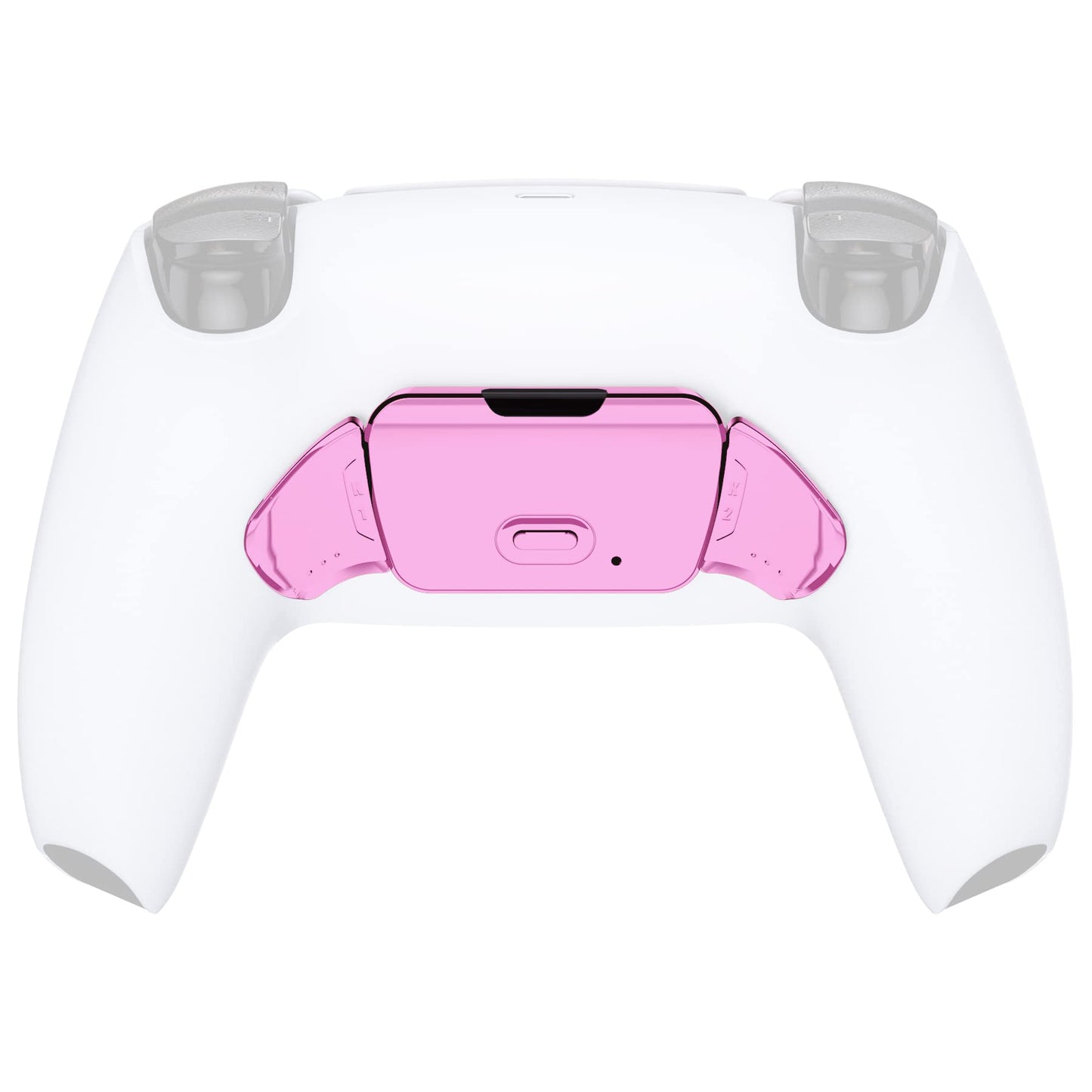 Chrome Pink Replacement Redesigned K1 K2 Back Button Housing Shell for PS5 Controller eXtremerate Rise Remap Kit - Controller & Rise Remap Board NOT Included