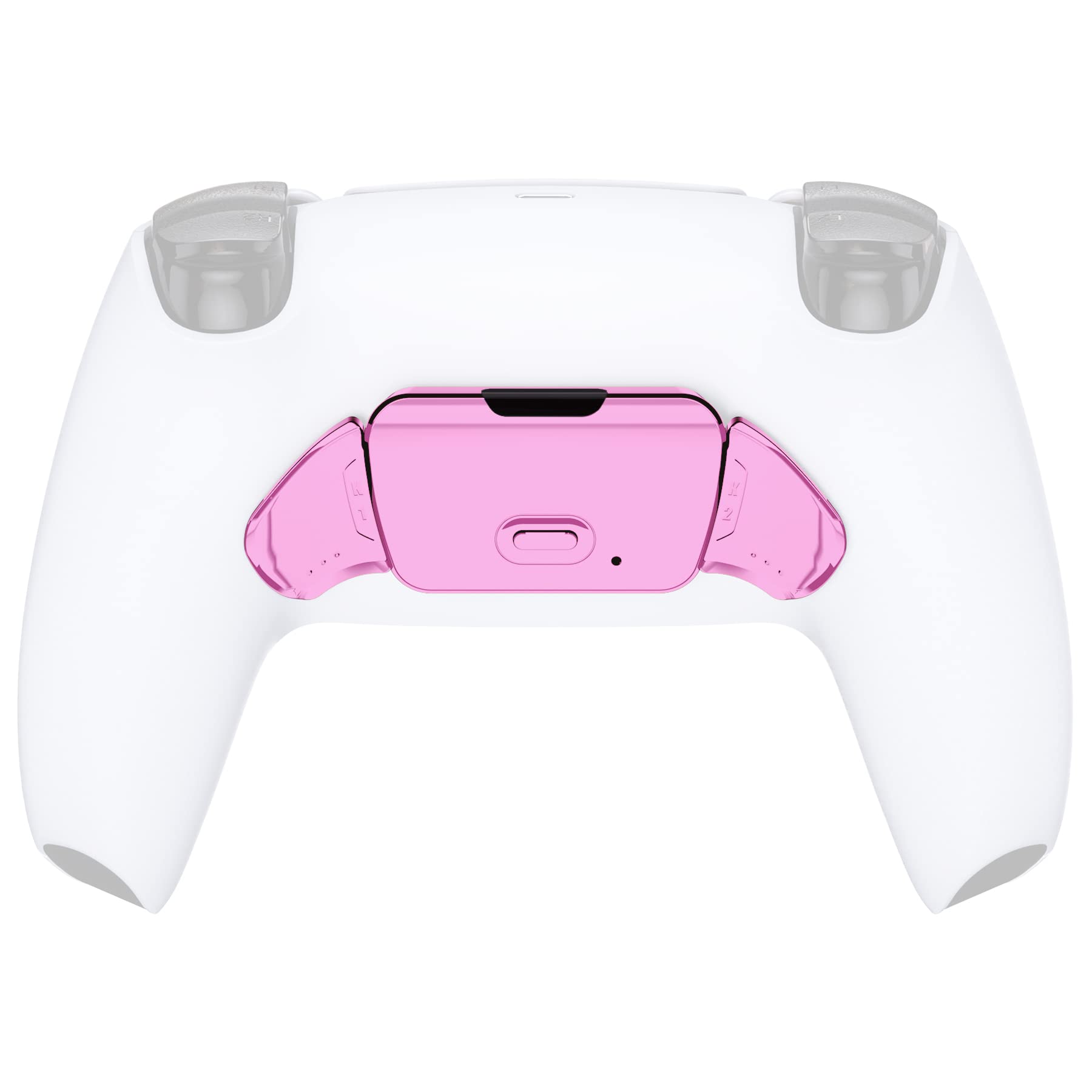 Chrome Pink Replacement Redesigned K1 K2 Back Button Housing Shell for PS5 Controller eXtremerate Rise Remap Kit - Controller & Rise Remap Board NOT Included