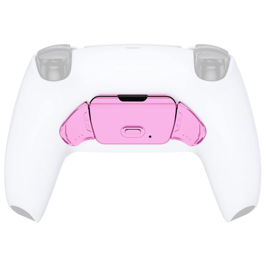 Chrome Pink Replacement Redesigned K1 K2 Back Button Housing Shell for PS5 Controller eXtremerate Rise Remap Kit - Controller & Rise Remap Board NOT Included