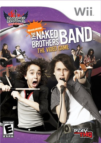 THQ Rock University Presents: The Naked Brothers Band Video Game for Nintendo Wii, Model 30160