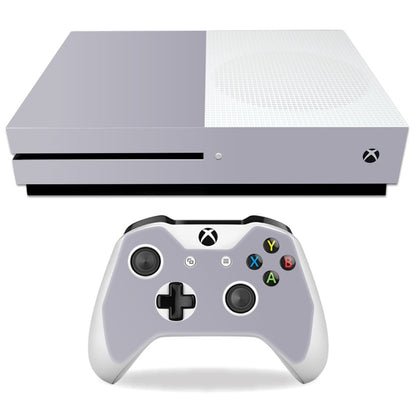 MIGHTY SKINS Xbox One S Skin - Solid Gray Vinyl Decal Wrap, Durable & Unique, Easy to Apply, Made in the USA, Model MIXBONES-Solid Gray