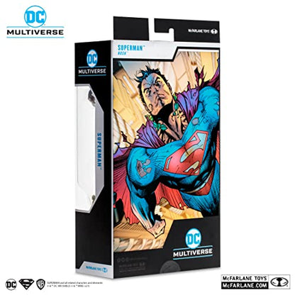 BANDAI DC Multiverse Superman Hush Action Figure - 7 Inch, Multicolored, Model TM15554, Gold Label Variant