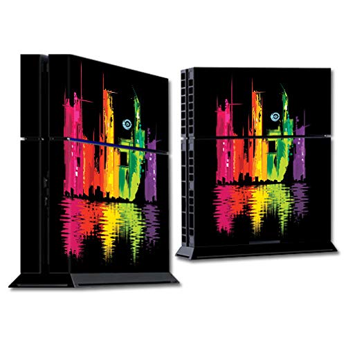 MIGHTY SKINS PS4 Console Skin - Abstract Horizon, Durable Vinyl Decal Wrap, Easy to Apply & Remove, Model SOPS4-Abstract Horizon