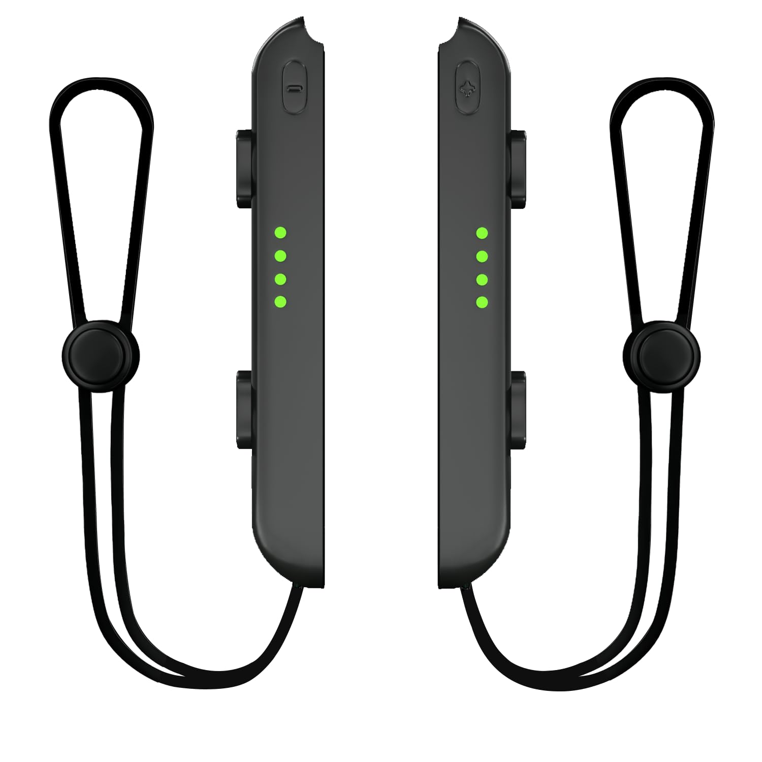 Lonxmovs Joycon Wrist Straps - 2 Pack Replacement Accessories for Nintendo Switch, Black