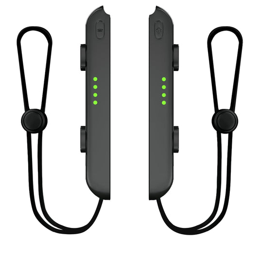 Lonxmovs Joycon Wrist Straps - 2 Pack Replacement Accessories for Nintendo Switch, Black
