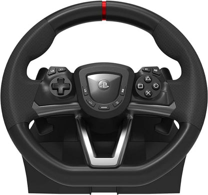 HORI Racing Wheel Apex - PS5/PS4/PC, Officially Licensed, Black, Model SPF-004U, Compatible with Gran Turismo 7