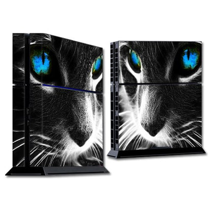 MIGHTY SKINS Skin for Sony PS4 Console - Cat Design, Durable Vinyl Decal, Easy to Apply, Model SOPS4-Cat