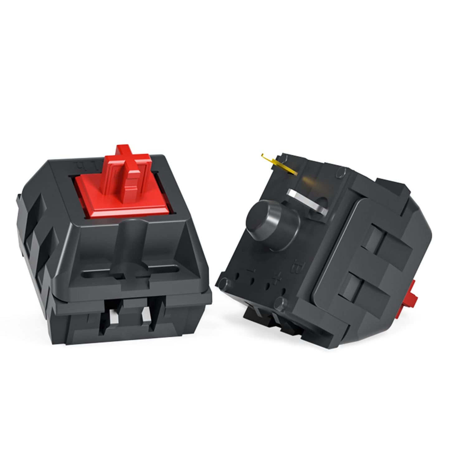 DRAOZA Kailh KT MX 3-Pin Switches for Gaming Keyboards, 72PCS, KT Brown, Compatible with Cherry MX