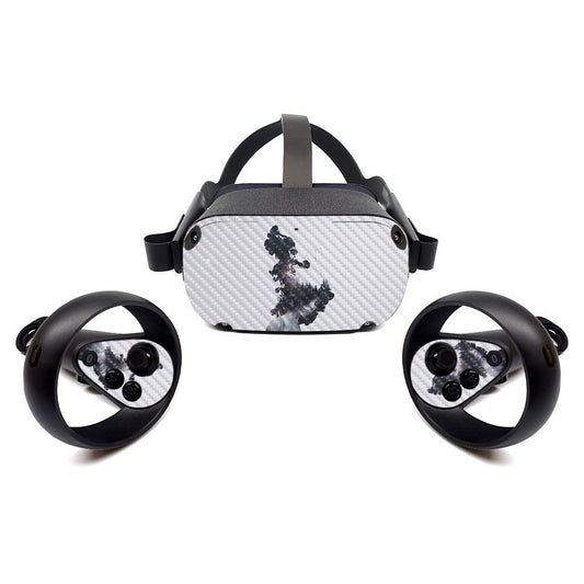 MightySkins Carbon Fiber Skin for Oculus Quest - Walk Through Flames | Protective  Durable Textured Carbon Fiber Finish | Easy to Apply  Remove  and Change Styles | Made in The USA