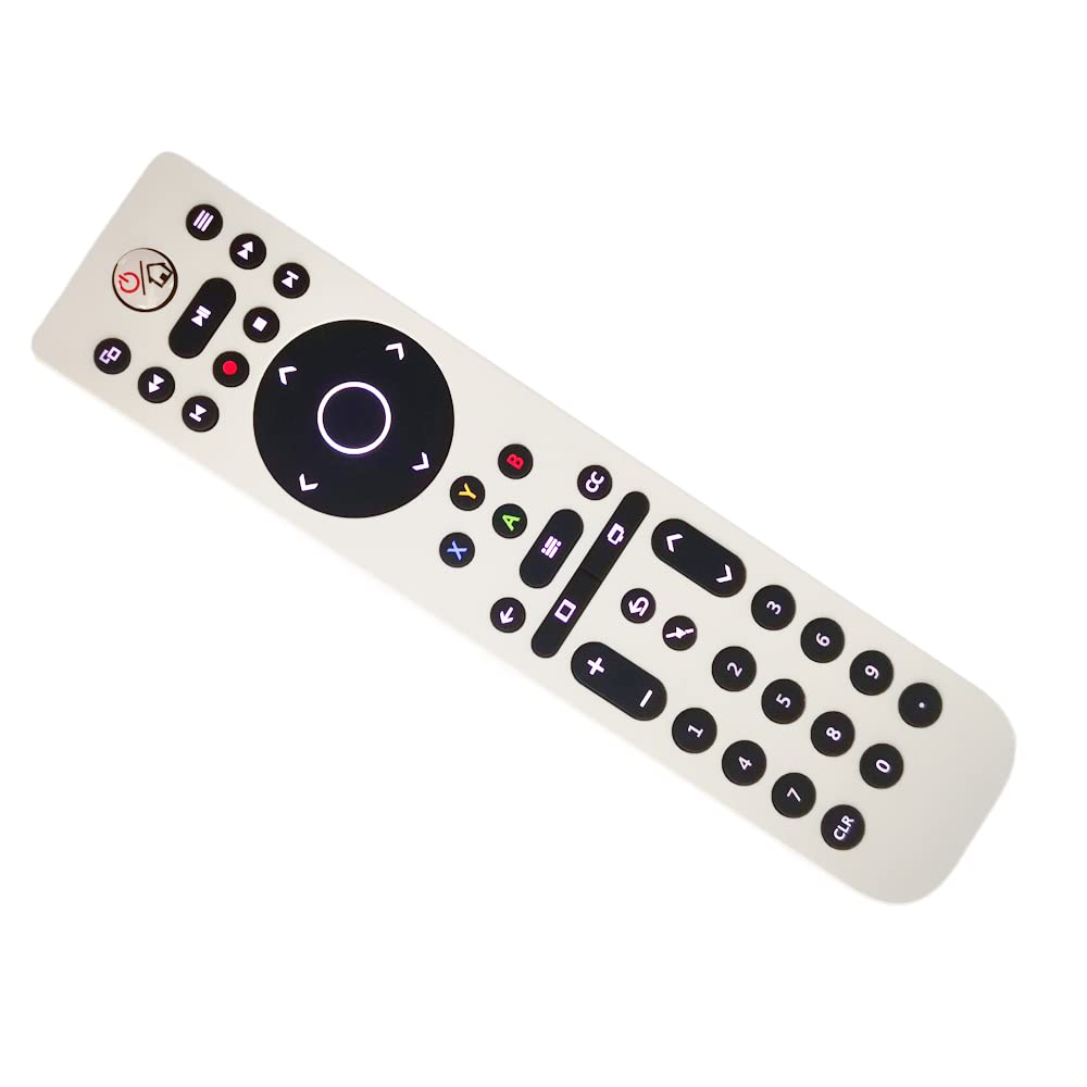 UBay Xbox One Media Remote - Multipurpose Gaming Remote for Blu-Ray & Streaming, Backlit Buttons, White/Black
