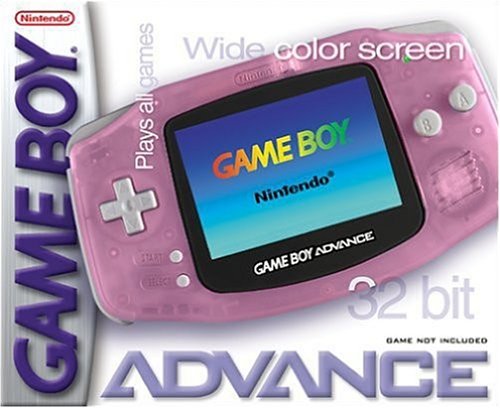 Nintendo Game Boy Advance - Fuchsia (Renewed) - Pink Handheld Video Game Console