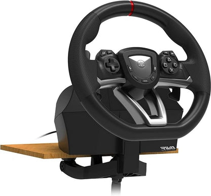 HORI Racing Wheel Apex - PS5/PS4/PC, Officially Licensed, Black, Model SPF-004U, Compatible with Gran Turismo 7