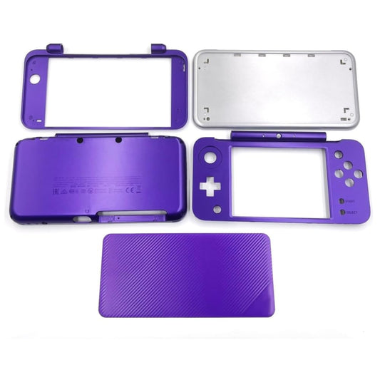 Hzxkqmil Replacement Housing Shell Case for Nintendo New 2DS LL/XL, Purple + Silver
