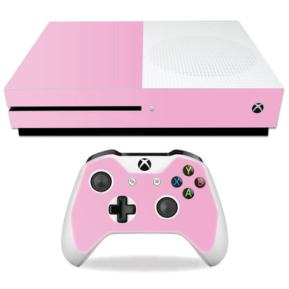 MIGHTY SKINS Xbox One S Skin - Solid Pink Vinyl Decal Cover, 8 x 0.1 inches, Easy to Apply, Durable, Made in The USA