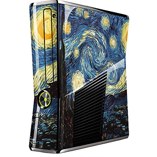 Skinit Decal Gaming Skin Compatible with Xbox 360 Slim (2010) - Officially Licensed Bridgeman Art Van Gogh - The Starry Night Design