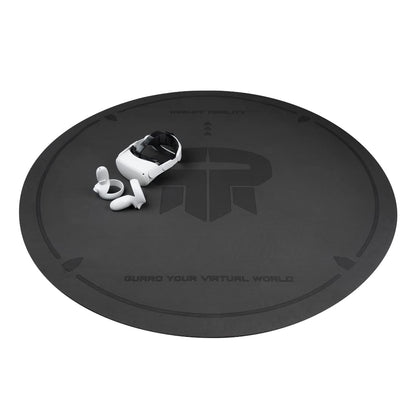 Rebuff Reality VR Mat - 55 Round Non-Slip Foam Walking Platform for All VR Systems, Super Soft with Centering Button
