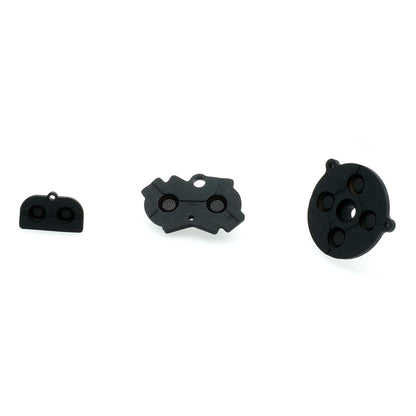 AGANS Conductive Silicone Rubber Button Pad Contacts Kit for Game Boy Advance (GBA) - Black, Model GBC-rubber