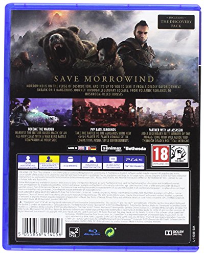 Bethesda The Elder Scrolls Online: Morrowind for PS4 - Model ELOX1AP4PEUK