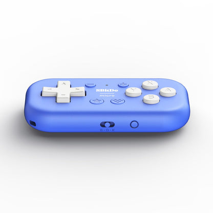 Nargos 8BitDo Micro Bluetooth Mini Controller for Nintendo Switch, Windows, Android - Micro Blue